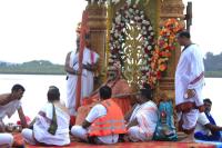 Guru Pujana and Ganga Aarati by HH Swamiji; Simollanghana (6 Sep 2025)